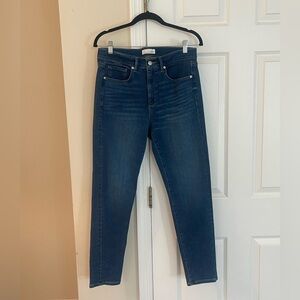 LOFT Women's Dark Blue Skinny Jeans